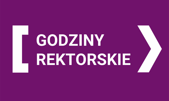 Godziny rektorskie w dniu 31.10.2024r.