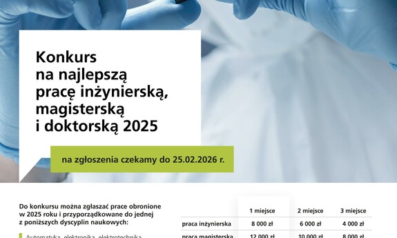 Ogólnopolski konkurs TRUMPF Huettinger na najlepszą pracę inżynierską, magisterską i doktorską