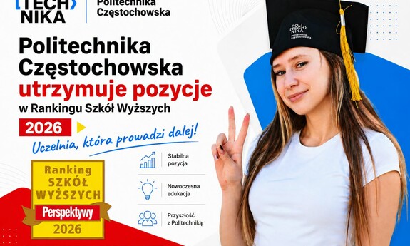 Politechnika Częstochowska w gronie 50 najlepszych uczelni w Polsce