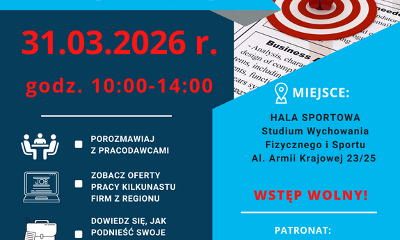 Zapraszamy do udziału w Targach Pracy Politechniki Częstochowskiej 2026